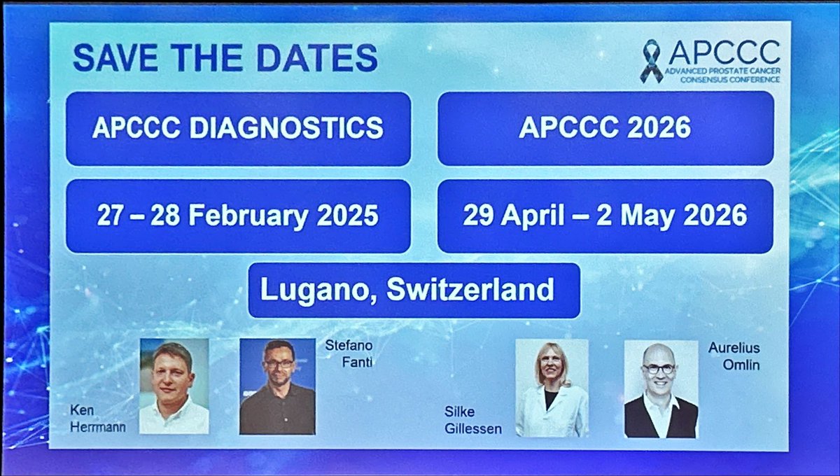 And it’s a wrap! It’s been a wonderful and exciting conference. Thanks @Silke_Gillessen @AOmlin and @APCCC_Lugano ! Let’s meet all in 2026 for #APCCC26 And next year for APCCC Diagnostics led by @ProfKHerrmann and @stefanofanti4 #APCCC24