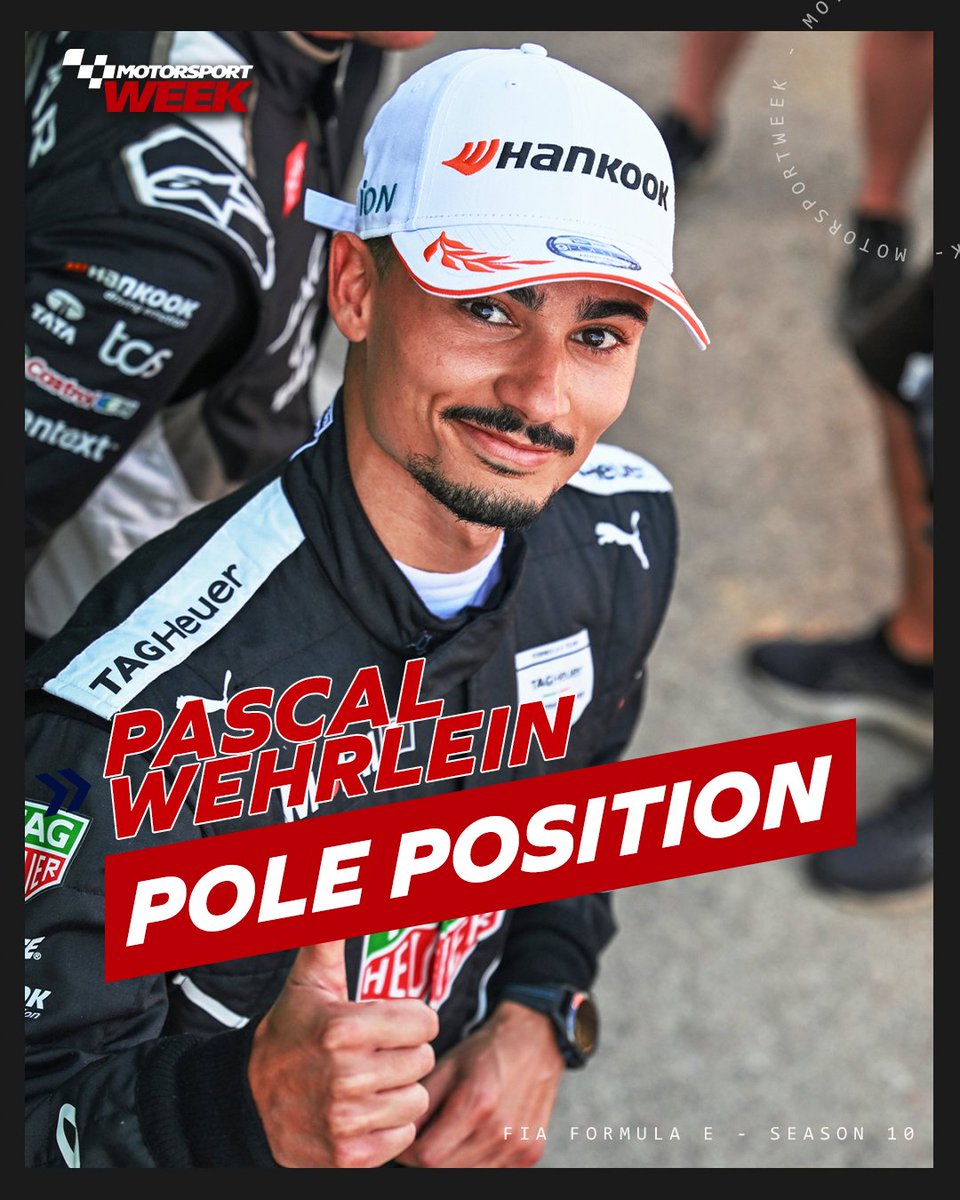Pole number three for Wehrlein in @FIAFormulaE Season 10! #FormulaE #MonacoEPrix #Porsche #Wehrlein