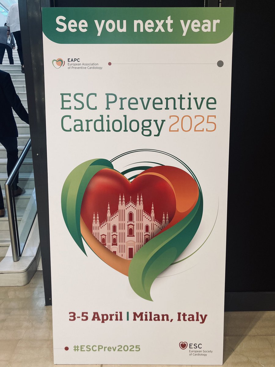 🔥 What a great #ESCPrev2024 this year in Athens. Fantastic to meet friends and colleagues from all over the world interested in #cvprev and to see the huge presence of the Young Community! See you next year in Milan for #ESCPrev2025 🥳🤩