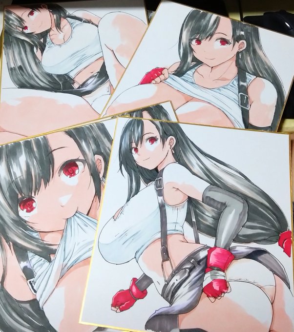 明日のコミ1の色紙いろぬり途中経過!
アナログカラー楽しい 