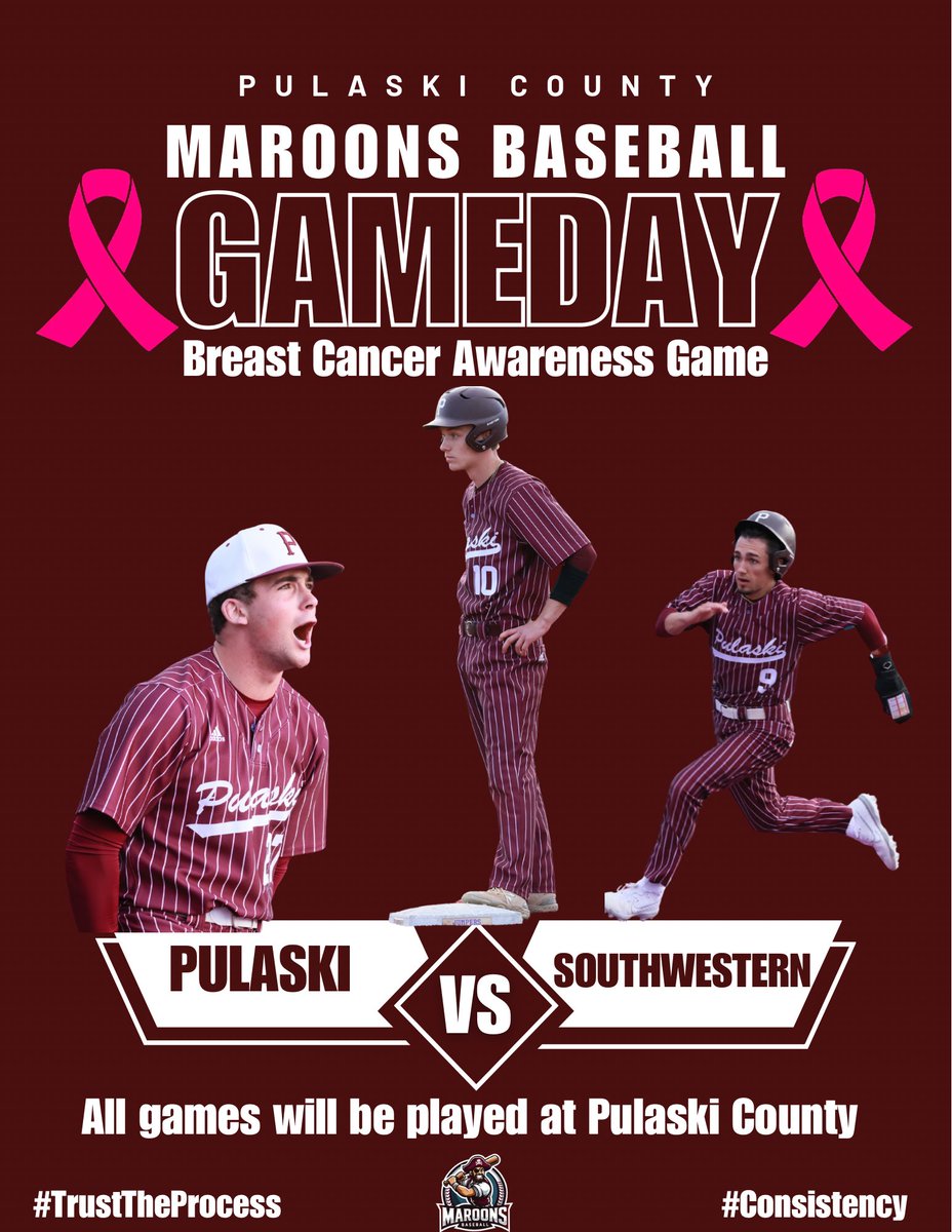 Gonna be a great day for some Baseball!! Northern Vs Southern 11:00 Pulaski JV Vs Southwestern JV 1:00 Pulaski Vs Southwestern 3:00