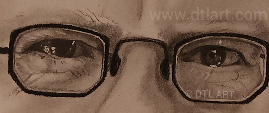 Drawing in Progress. 
Does anyone know who this is?
Comment below ⬇️ 

#art #workinprogress #drawinginprogress #eyes #glasses #whoisit #portraitartist #artist #artwork #graphitedrawing #Face
@RichardChizmar