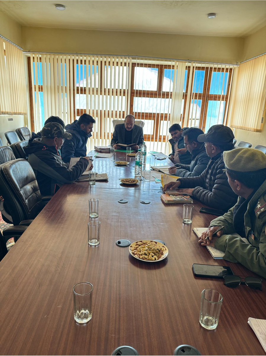 The Principal District and Sessions Judge, Kargil Malik Shabir Ahmad, carried out a significant two day visit to Zanskar region to evaluate the region's Judicial infrastructure & monitor the progress of ongoing construction of new Court Complex on 26th & 27th of April, 2024.