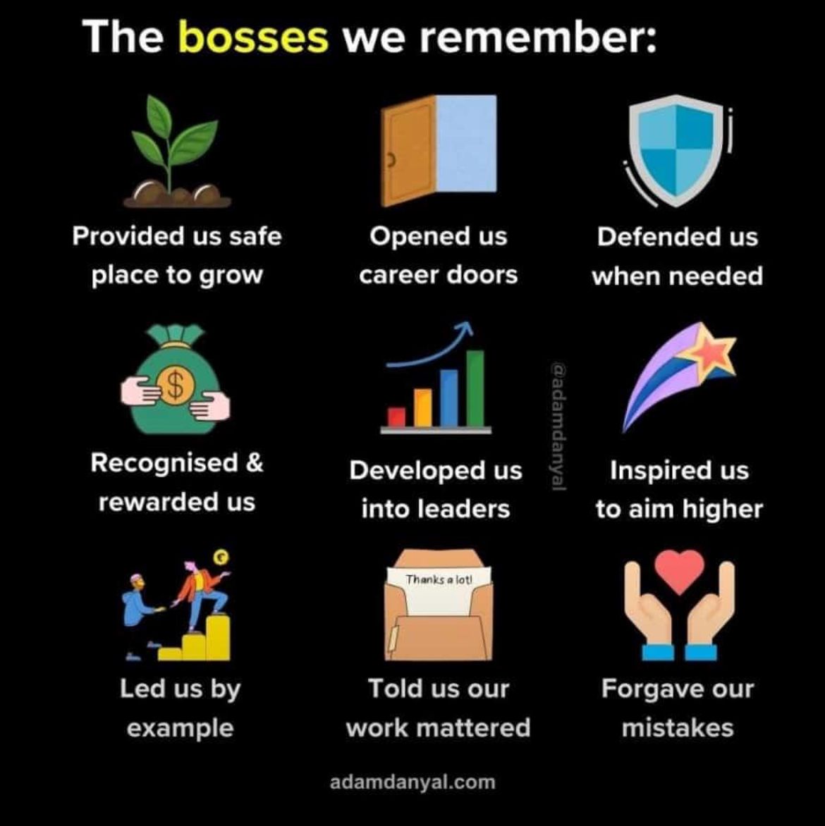 ↔️ How many bad bosses did you have in your career? I had 3. ↔️ See 9 types of bosses we remember. ↔️ We remember bad bosses too. Do you agree?