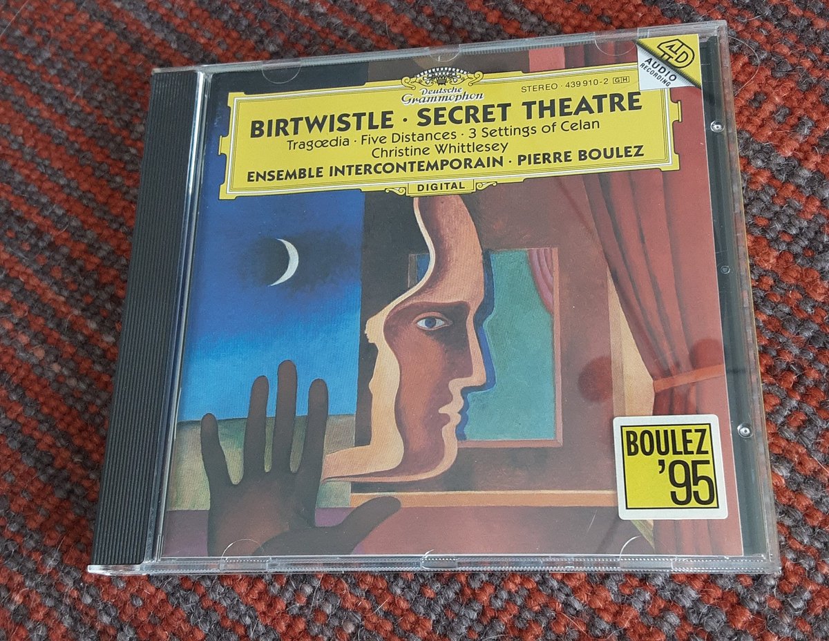 #np Birtwistle door Boulez met het Ensemble Intercontemporain (DG 1995)