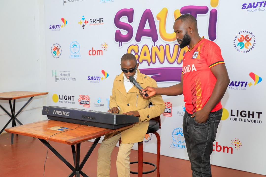 Njuba David - a young musician with a visual impairment - performed a beautiful cover of Martin Angume’s ‘Switch’. The #SautiCanvas is on the lookout for talented young artists with limited access to platforms that recognise & celebrate their talents & creativity. #WeAreAble