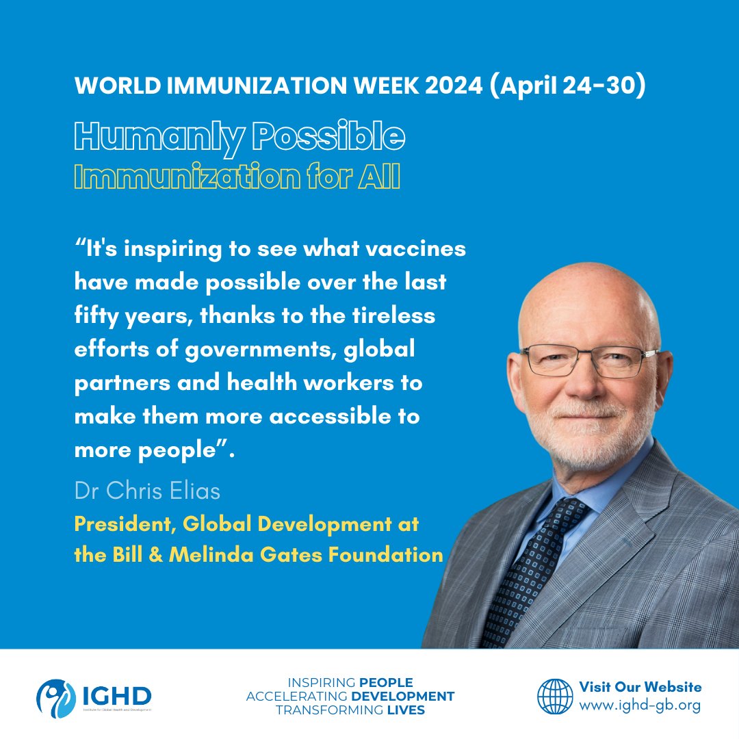 We cannot let this incredible progress falter. By continuing to invest in #immunization, we can ensure that every child – and every person – has the chance to live a healthy and productive life. #WIW2024 #WorldImmunizationWeek | @gatesfoundation