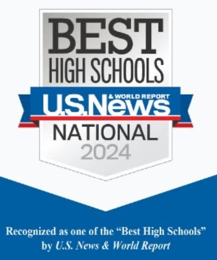 MHS came in at 629 out of 25,000 high schools in the nation, according to the 2024 U.S. News and World Report's annual 2024 Best High Schools. McIntosh ranks in the top 3 percent of schools nationwide. @usnews #besthighschools @fcboe @MHSChiefEvents tinyurl.com/w3znbhwc