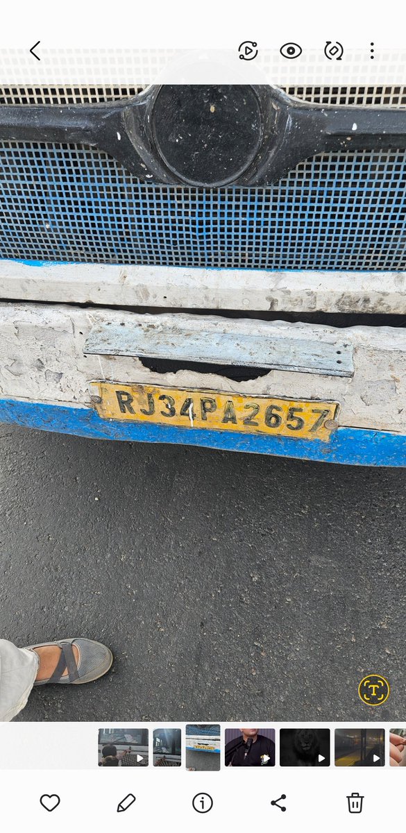 @RSRTC_OFFICIAL This vechile tries  to threaten us on Agra Road in front of tilak hospital. He was trying to runover it on my wife too. We have made complaint on Dial100 @RajPoliceHelp