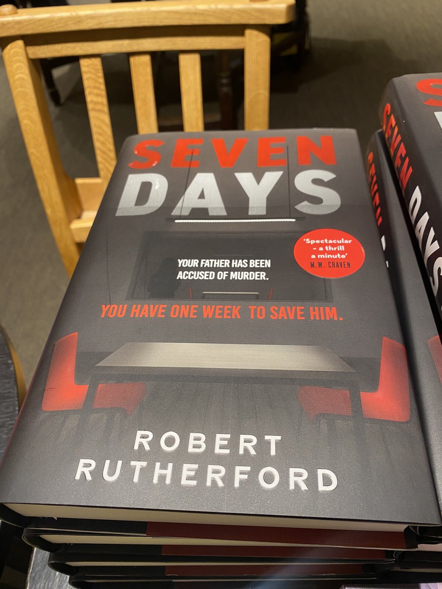 Jude/Judith O'Reilly (@judithoreilly) on Twitter photo The sunshine came out and with it <a href="/rutherfordbooks/">Robert Rutherford</a> arrived to sign his fab new thriller Seven Days <a href="/wstonesdurham/">Waterstones Durham</a>! Copies available in store. The sunshine came out and with it <a href="/rutherfordbooks/">Robert Rutherford</a> arrived to sign his fab new thriller Seven Days <a href="/wstonesdurham/">Waterstones Durham</a>! Copies available in store.