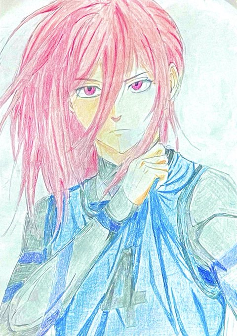 「androgynous pink hair」 illustration images(Latest)