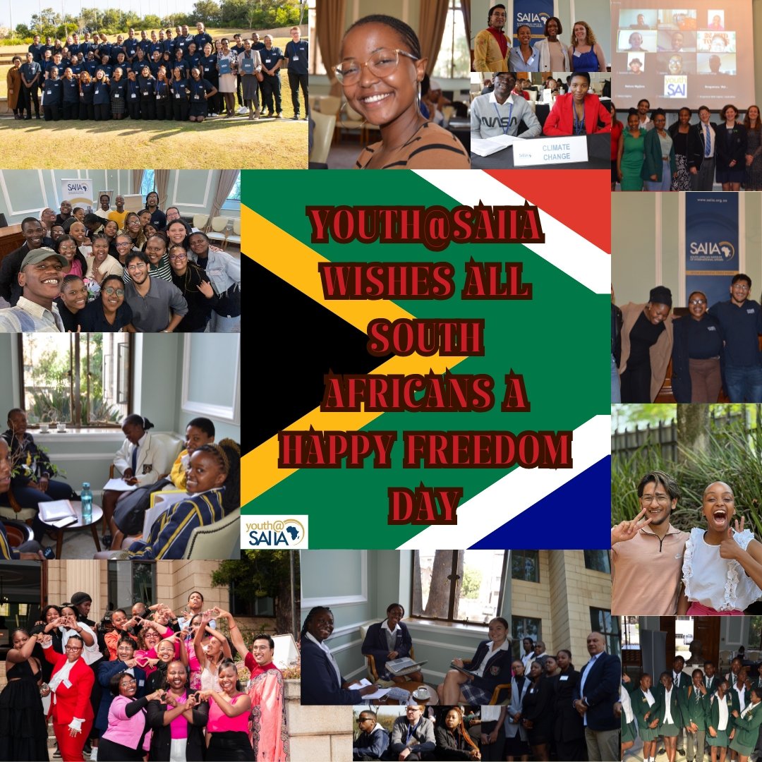 Happy #FreedomDay! Celebrating 30 Years of Democracy, Partnership, and Growth alongside the 28th anniversary of our Constitution. Here's to progress and leadership! #YOUthAreLeading