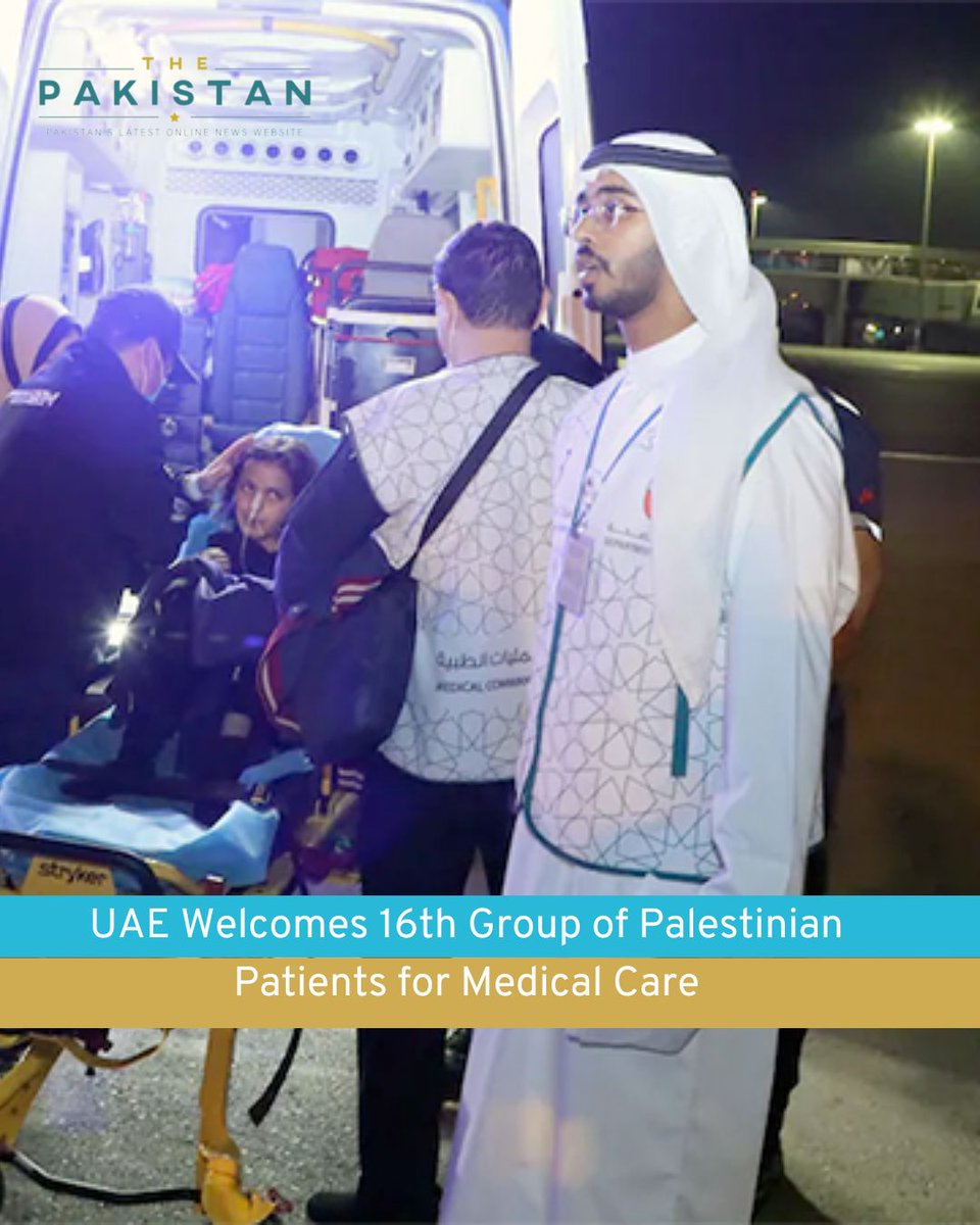 The UAE welcomes the 16th group of injured Palestinian children and cancer patients, continuing its support for the Gaza Strip through medical treatment and care.
#Gaza #UAE #Gazapatients #UAEaid #Dubai