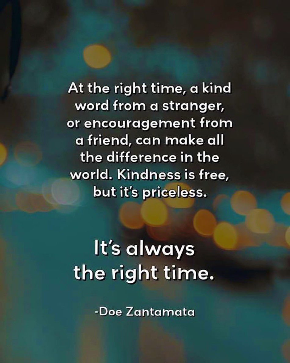 It’s always the right time to share a little #kindness !
Let’s take action today! 🥰