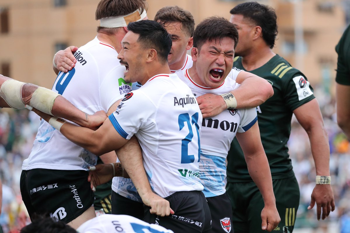 📷GamePhoto #1 リーグワン2023-24 🏉 Round15 🗓 2024/4/27(土)14:30 📍 パロマ瑞穂ラグビー場 横浜E - トヨタV 🦅⚪️31 - 35🟢⚡️ #横浜キヤノンイーグルス #YokohamaCanonEagles #thenext #photoby増田恵