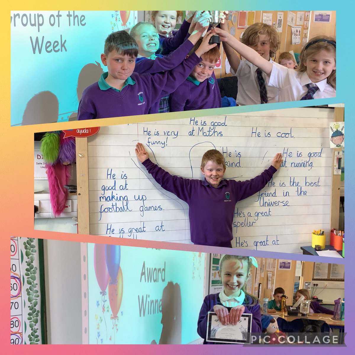 Well done to P4R for working so hard, preparing for Assembly! Well done to this week’s Star Pupil, Team of the Week and Pupil of the Week! 👏🏻🌟😀