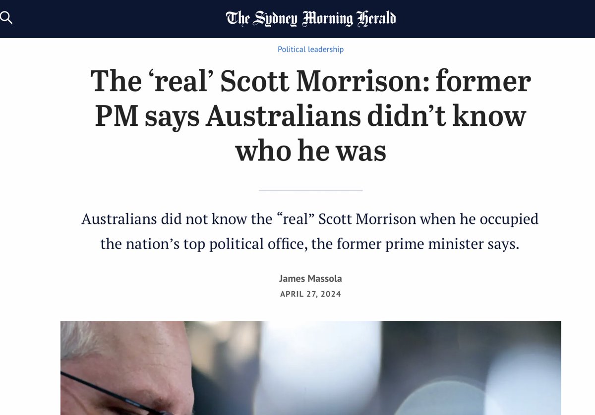 Things we know about Scott Morrison: He never says sorry But he always wants sympathy He never takes responsibility But he is quick to blame others He writes about ‘leadership’… #pathetic #auspol #insiders