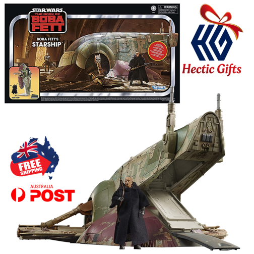 NEW Kenner- Star Wars The Vintage Collection Boba Fett's Starship

ow.ly/oSXx50PocJ5

#New #HecticGifts #Kenner #StarWars #VintageCollection #TheBookOfBobaFett #BobaFett #Starship #Bonus #ActionFigure #Collectible #BountyHunter #FreeShipping #AustraliaWide #FastShipping