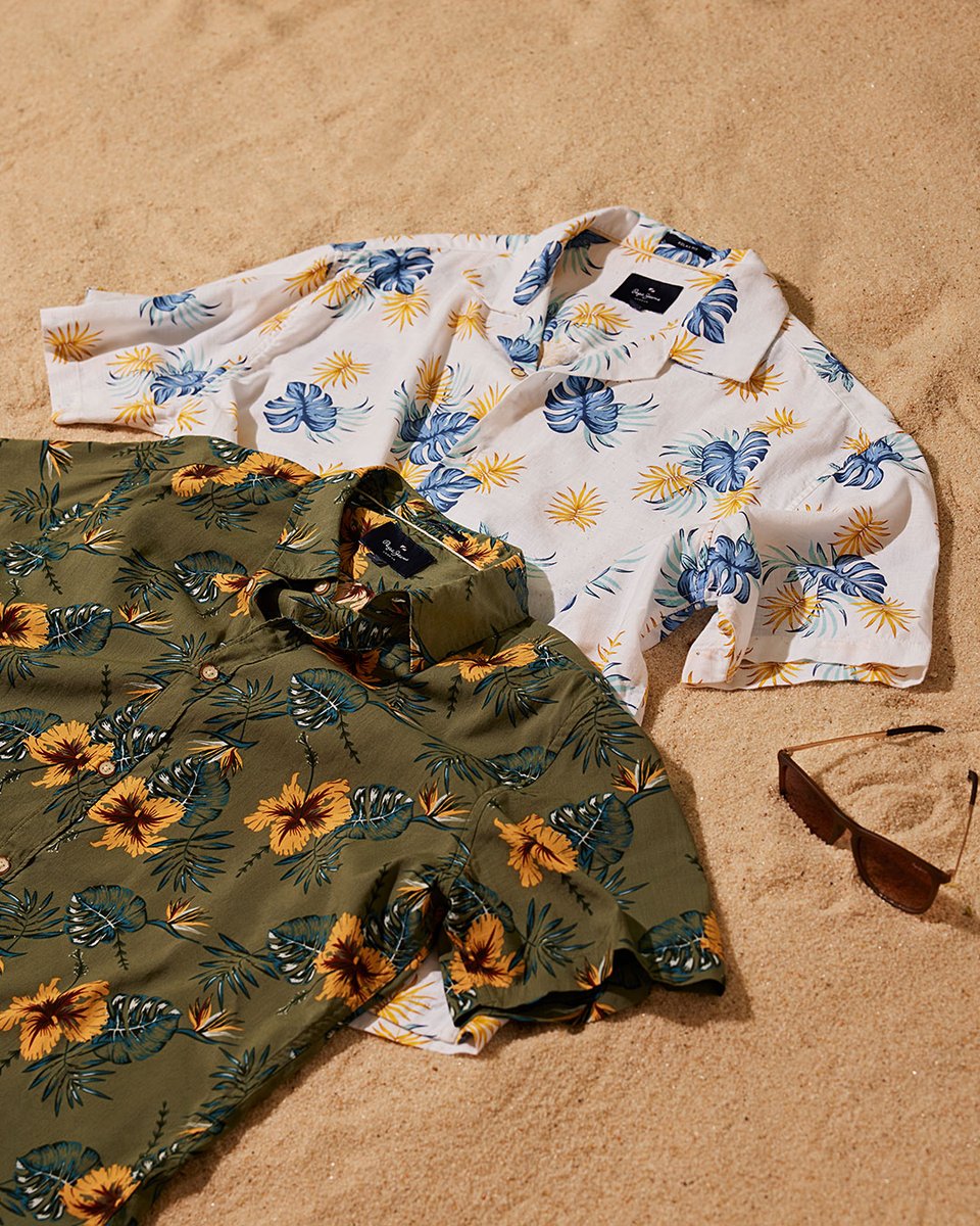 Thinking of a beach holiday? Don't forget to pack these breezy shirts!🌴​ Explore our latest apparel from the Spring Summer ‘24 collection at our stores and pepejeans.in now! #PepeJeansLondon #PepeJeansIndia #TakeMeSomewhere #SS24 #TropicalWear