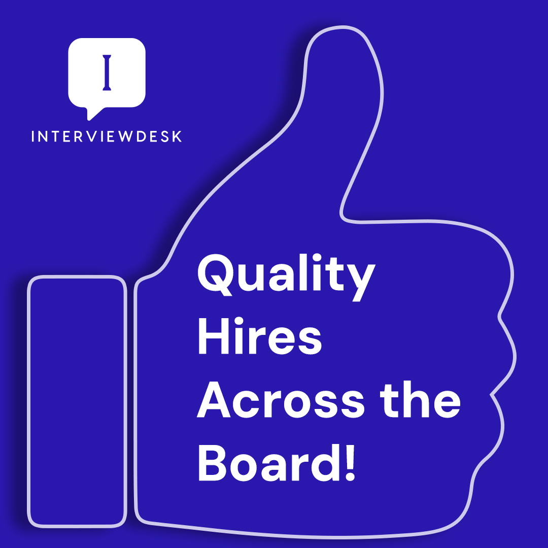 Our skilled interviewers provide consistent evaluations, helping you find the best talent for your organization. Sign up: interviewdesk.ai/interviews-as-… #QualityHires #InterviewAsAService #QualityHires #InterviewDesk #InterviewAsAService
