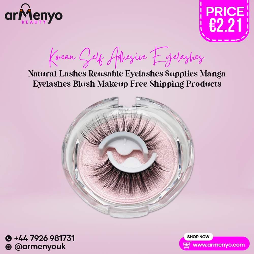 Discover effortless elegance with Korean self-adhesive eyelashes, exclusively at the Armenyo Online Store. 

📞 00447926981731
🌐 armenyo.com

#eyelashes  #beautyproducts #Cosmetics  #koreanmakeup   #DigitalCommerce #koreanmakeuplook