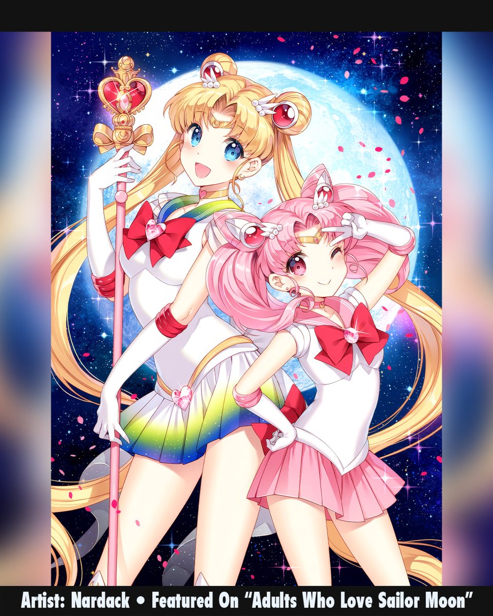 #SailorChibiMoon #SuperSailorMoon #DoubleMoonFanart #Nardack
Artist: Nardack