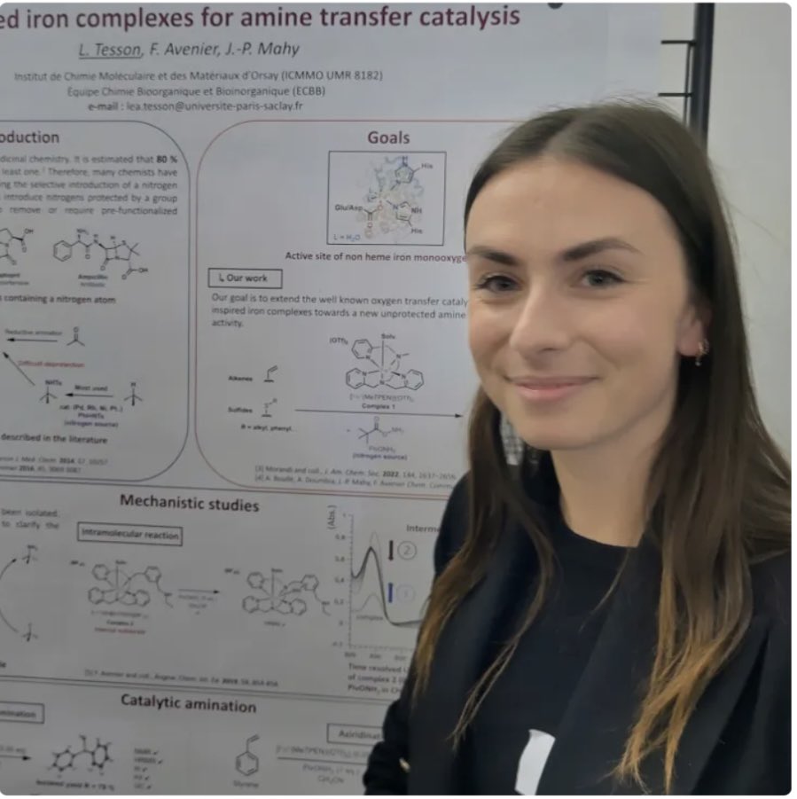 LeaTssn's tweet photo. Really Happy and honored to share my thesis work at @FrenchBIC_CNRS in Marseille. ☀️

Thanks to the organizing committee !🧪 https://t.co/b3NqxSvis8