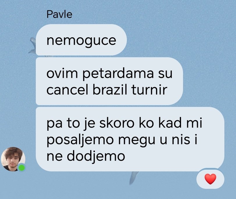 Imali smo problem sa prevozom...