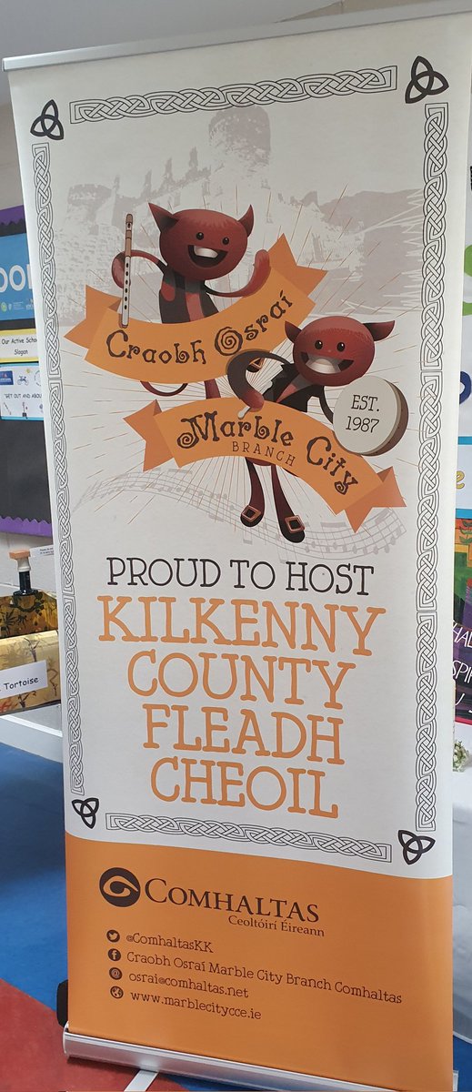 It's County Fleadh day!!! We're delighted to be hosting this year's Kilkenny County Fleadh in Paulstown. Looking forward to a great weekend of music, dancing & comhrá! #fleadh