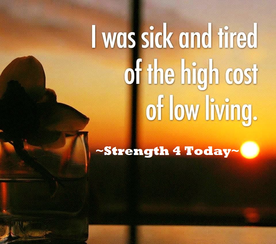 I Changed Because I Was Sick And Tired
Of Being Sick And Tired.

#Change #SickandTired #RecoveryPosse #Strengthfor2day