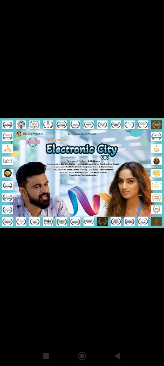 ELECTRONIC CITY directed by CHIKKANNA R & produced by CHIKKANNA R officially selected in 14th Dada Saheb Phalke Film Festival -24

educationexpo.tv/dadasahebphalk…

#dadasahebfest #dadasahebphalke  #miniboxoffice #filmfestival #filmmakers #filmmaking #filmfestivals #officialselection