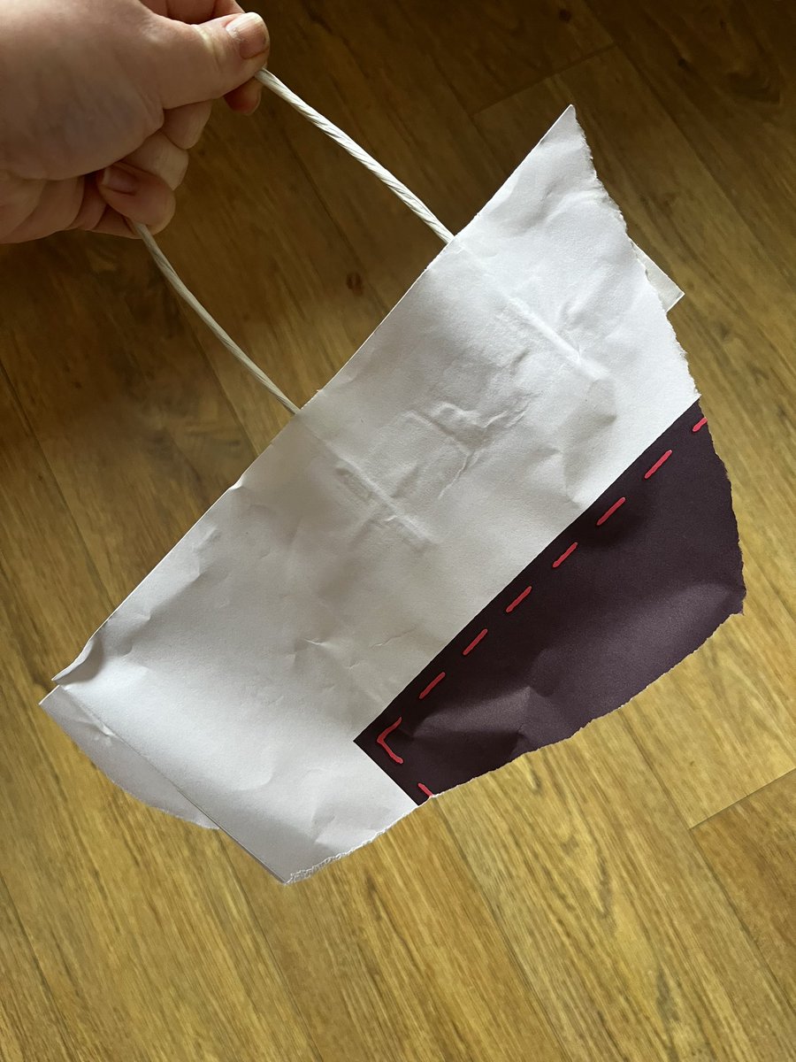 Hey up @Hobbycraft I bought a bag in store and… well…

If you’re gonna charge for paper bags can they be strong enough please?