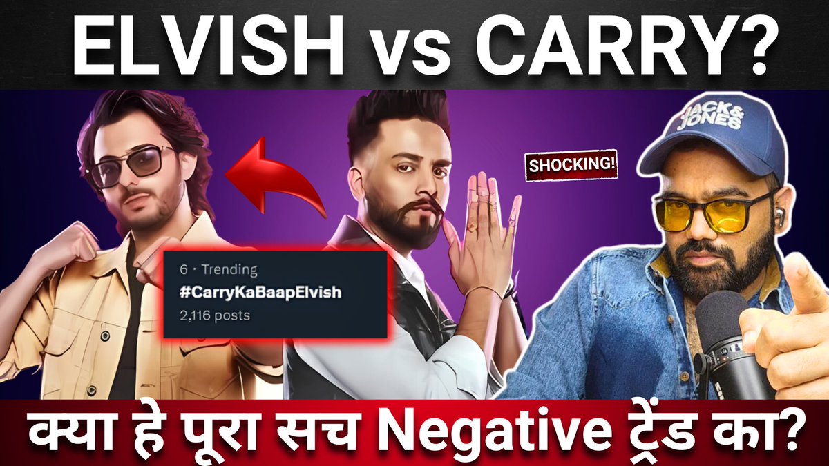 The reality of X trend against @CarryMinati after Elvish won ..! yt.openinapp.co/zoqjv