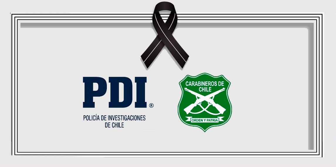 Ante los penosos acontecimientos, hacemos llegar a @Carabdechile nuestras más sentidas condolencias y muy especialmente a la familia, amigos y compañeros de los carabineros; Sargento 1º Carlos Cisterna Navarro (QEPD), Cabo 1º Sergio Arévalo Lobos (QEPD) y el Cabo 1º Misael Vidal…