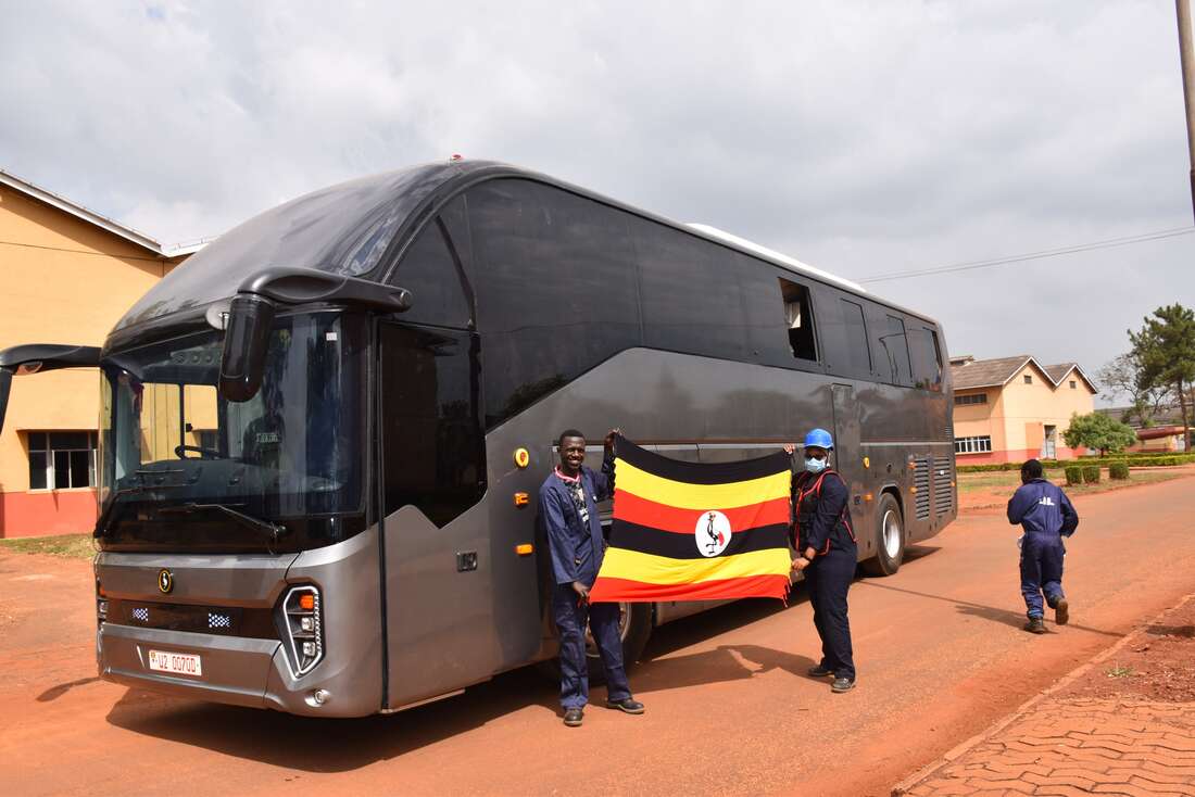 Riding in the Kayoola bus feels like gliding through a city painted in beauty. Eco-friendly and stunning, it's the future of transportation. National ID #Kayoola #UgMoving4wd #FutureOfTransport