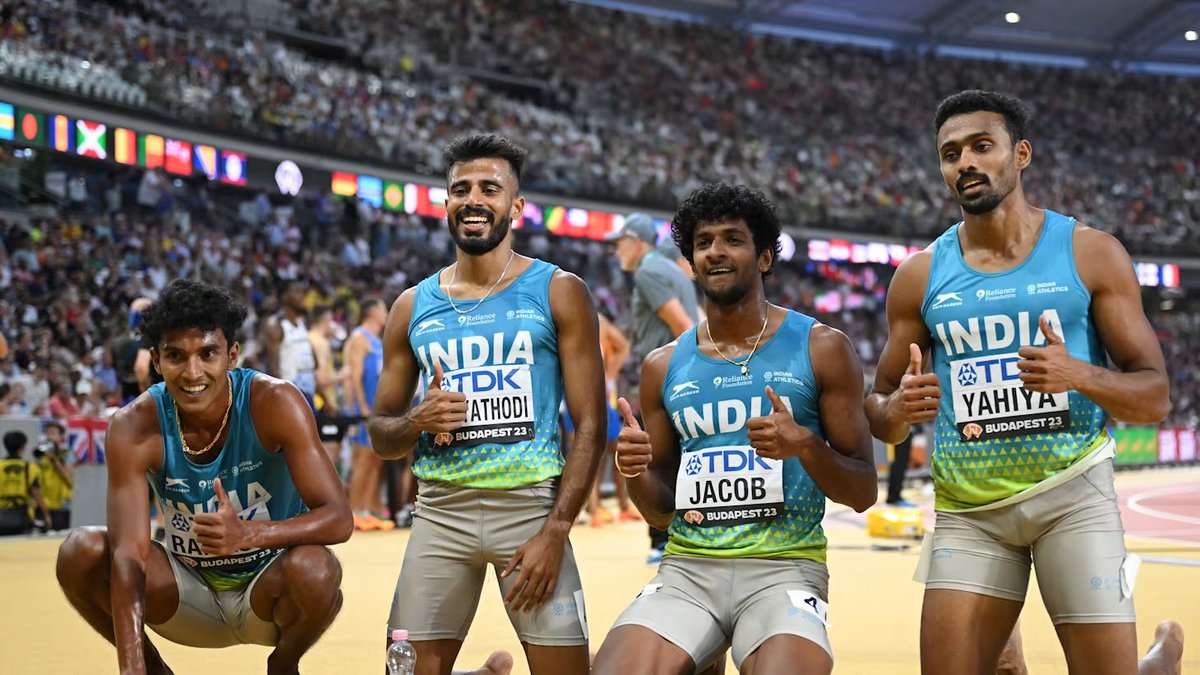 2024 World Athletics Relays 🏃‍♂️🏃‍♀️

When: 4-5 May 📅
Where: Nassau 🇧🇸
India is participating in the Men's 4x400m, Women's 4x400m and Mixed 4x400m Relay event 🇮🇳

Olympic quotas on the line for Paris 2024

#WorldRelays #Paris2024 #RoadtoParis2024