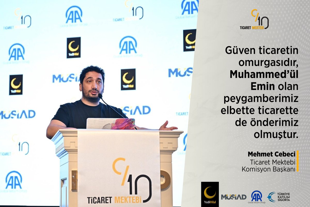 Ticaret Mektebi Kampımız, YediHilal Genel Başkanı Samet Paçacı ve Ticaret Mektebi Komisyonu Başkanı Mehmet Cebeci'nin selamlama ve açılış konuşmaları ile başladı.