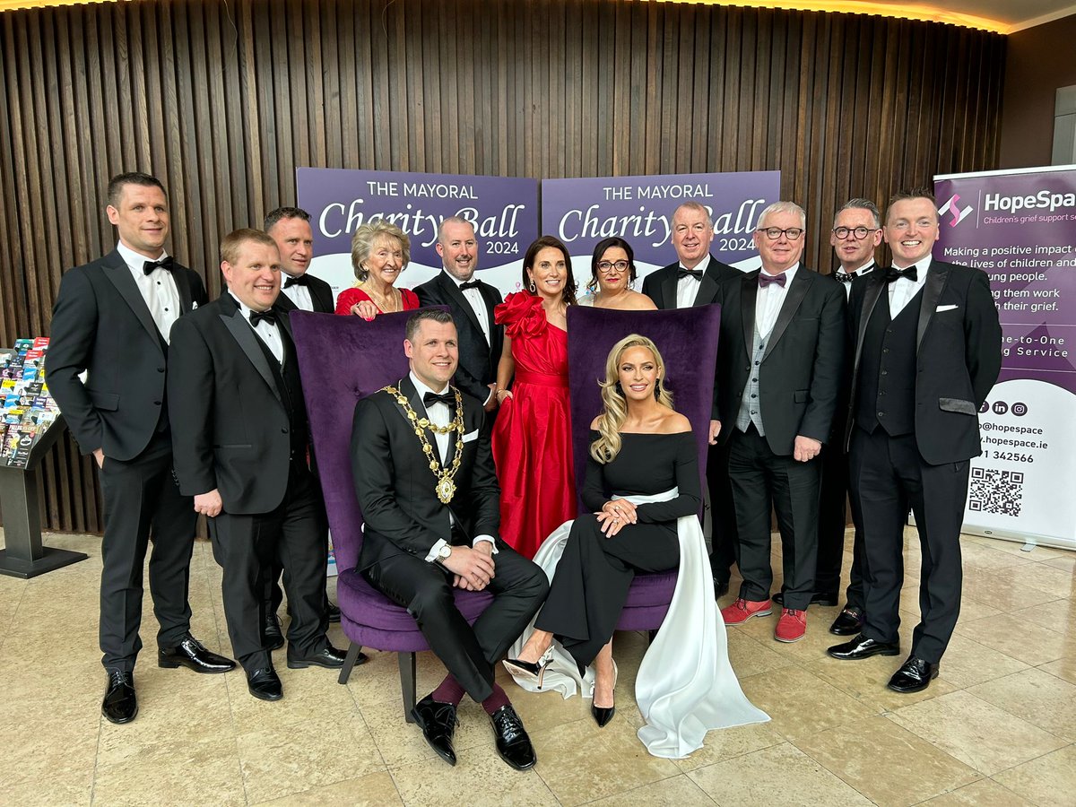 Congrats @EddieHoareFG on a truly brilliant #MayoralBall2024 raising over €60k for five exceptional charities