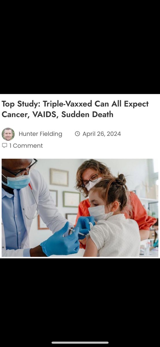 🚨💉 VAIDS is real 

This headline is based on a recent comprehensive study out of Japan, in which scientists were able to tangibly draw correlations to aggressive medical conditions including cancers to number of mRNA Vaccinations received.

This is because of Vaccine Acquired…