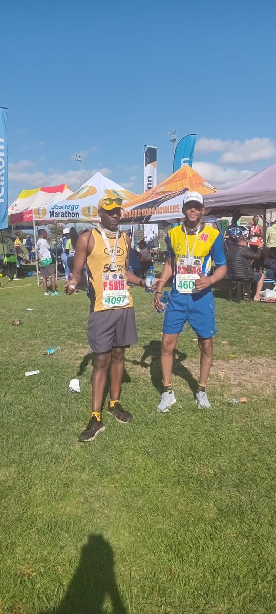 Polokwane City Marathon.....achieved my PB for 2024🏃‍♂️🏃‍♂️. Now I'm ready for the big C down in Durban on the 09th June 2024👌🙌
#PolokwaneCityMarathon
#FetchYourBody