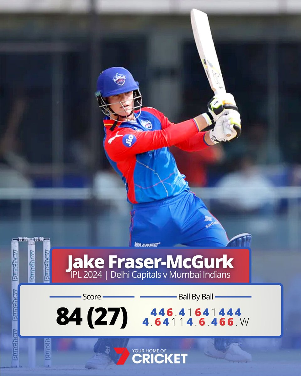 Jake Fraser-McGurk doing Jake Fraser-McGurk things 👀 #IPL2024