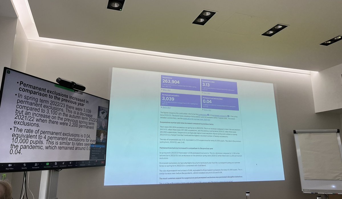 SEBDA (@sebdaorg) on Twitter photo Prof Harry Daniels and <a href="/ExcludedLives/">Excluded Lives</a> reminding us at the <a href="/SebdaOrg/">SEBDA</a> National Council meeting today that the increase in permanent exclusions is fuelling the School-to-Prison pipeline. And much home education has been ‘strongly suggested’ by schools. Prof Harry Daniels and <a href="/ExcludedLives/">Excluded Lives</a> reminding us at the <a href="/SebdaOrg/">SEBDA</a> National Council meeting today that the increase in permanent exclusions is fuelling the School-to-Prison pipeline. And much home education has been ‘strongly suggested’ by schools.