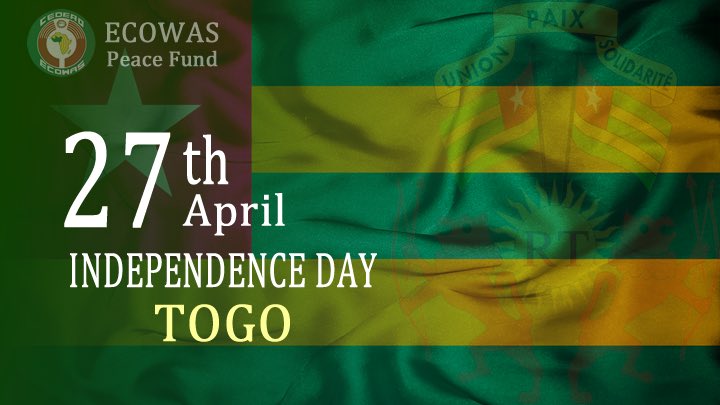 Happy Independence Day TOGO! 
Celebrating freedom, unity and progress. 
#TogoIndependence