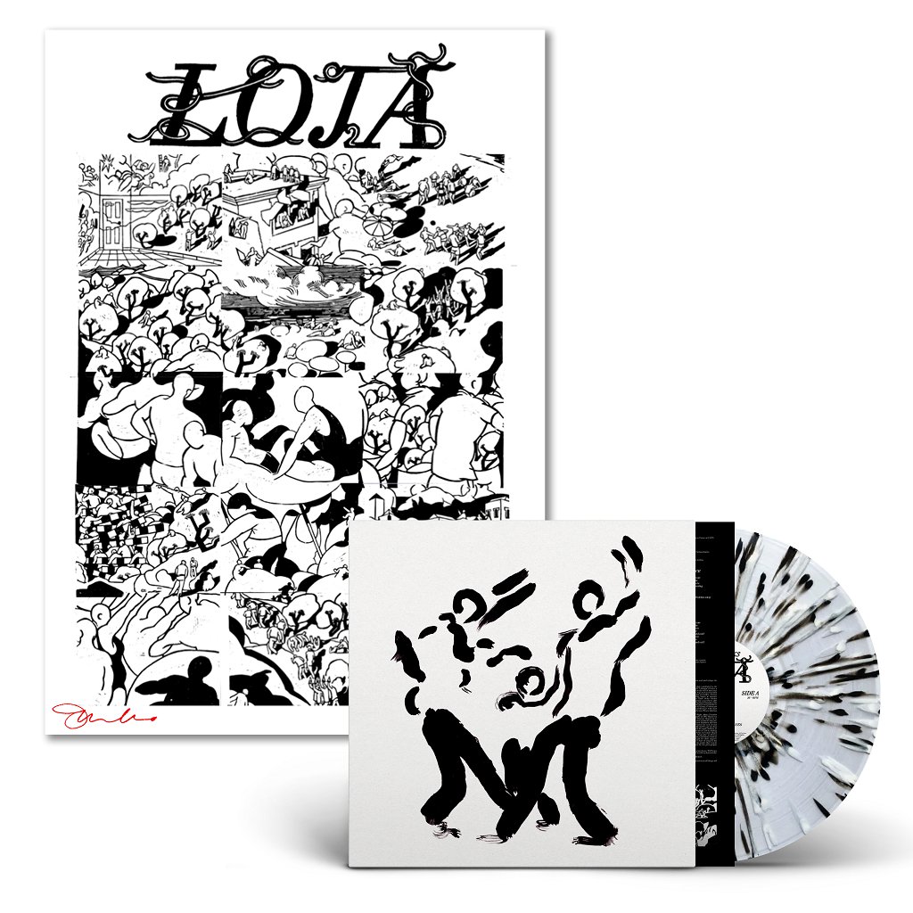 Big new @dinkededition from @OrlandoWeeks. Lead single feat. @wetlegband's Rhian airing on @BBC6Music right now! Dinked Edition 294: Orlando Weeks - Loja ●Black & white splatter ●Alt. sleeve artwork (designed by Orlando) ●Signed A2 poster ●/600 ●23.08.24 #DinkedEdition