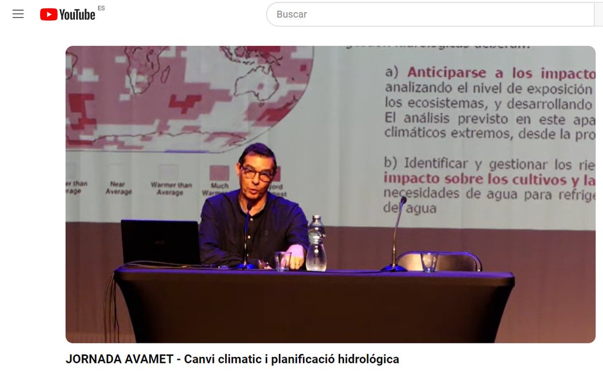 Recordeu que estem retransmetent en directe la ponència de Jorge Olcina (Catedràtic de la Universitat d'Alacant) a l'Olleria: 'Canvi climatic i planificació hidrológica: la necessitat d'un canvi de paradigma en el litoral mediterrani' Directe ací: youtube.com/live/DIGKvSOjC…