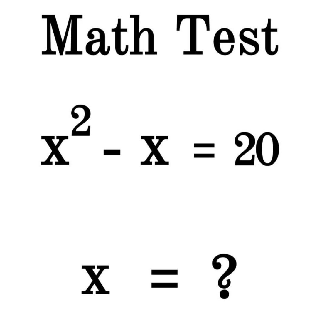 Simple question for you...⭐⭐⭐.
Question:
Try to find the value(s) of x?
#mathe.#Maths.#Algebra.#Geometry.#Calculus.#ProblemSolving.#test.#Exams.#puzzle.#Science.#evaluation.#solve.
#ریاضی.#ریاضیات.