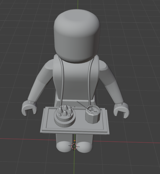 Literally finished modelling my strawberry cake tray!! 
(on to the hard part texturing)