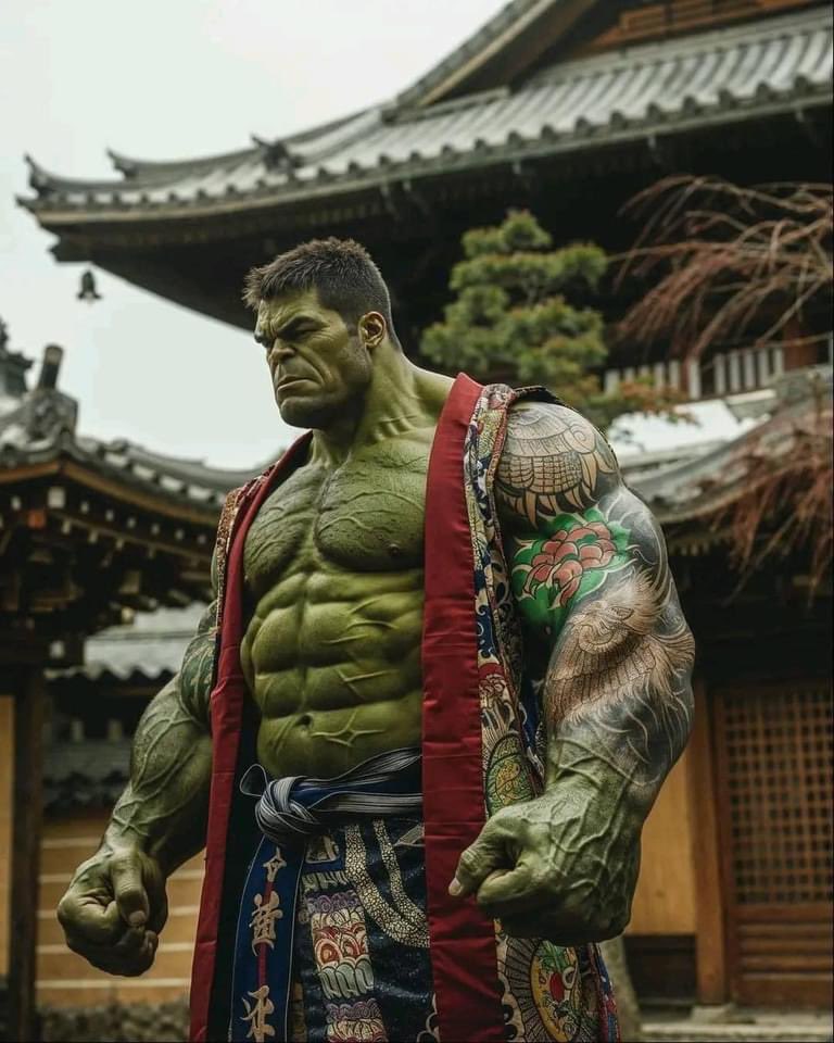 Avengers in the Japanese style Lowkey dope
