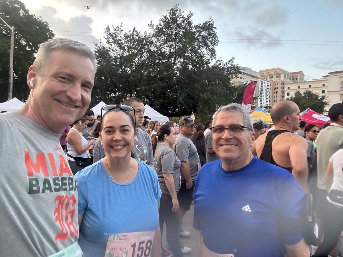 At Tour of the Gables 5k. Beautiful morning.