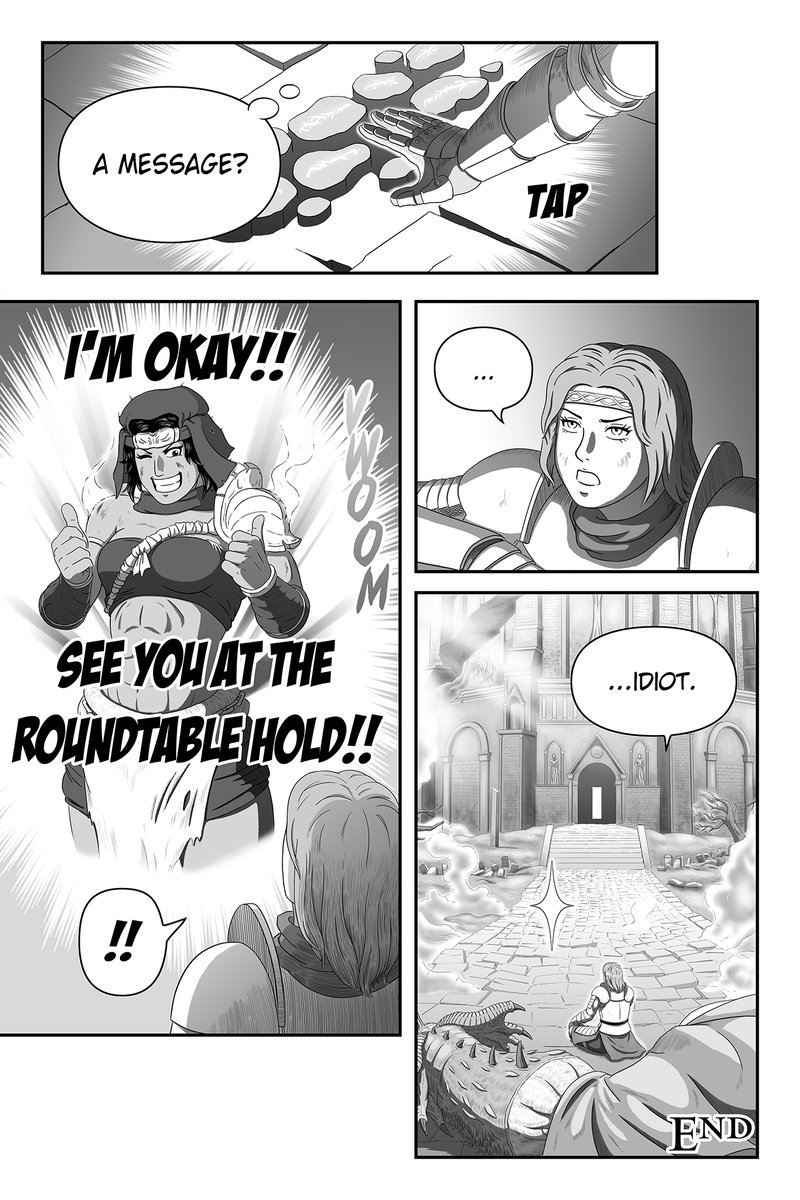 chang_draws's tweet photo. Stormveil Showdown 4/4 (read left to right) #ELDENRING #EldenRingFanart https://t.co/Za42msyYCB